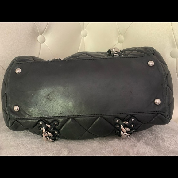 MICHEAL KORS GRAYSON LEATHER SATCHEL PURSE - Picture 7 of 8